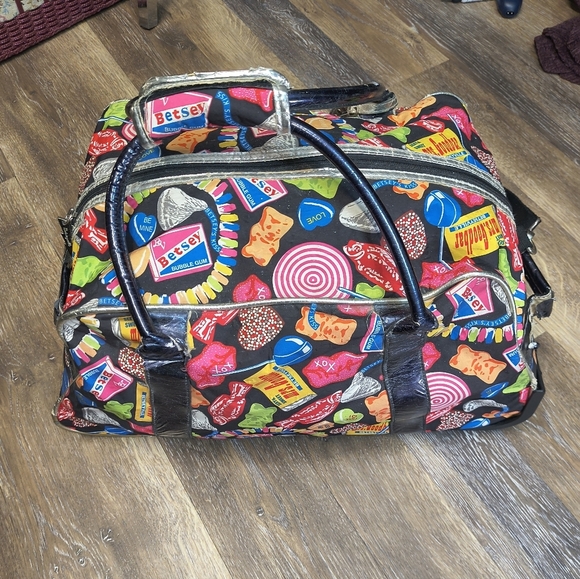 Betsey Johnson Vintage Candy-Themed Travel Bag - Picture 2 of 16